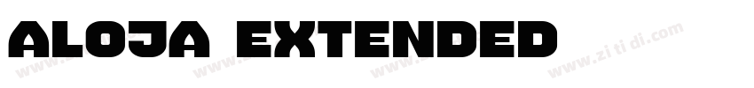 Aloja Extended字体转换
